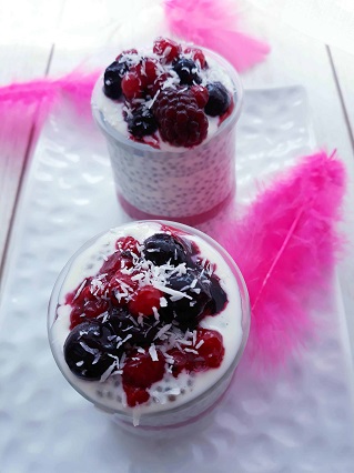 Pudding-graines-chia-fruits-rouges